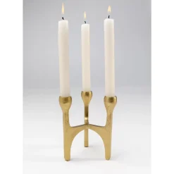 KARE Design Kerzenständer Stacky Gold 15Cm- Kerzenständer & Laternen