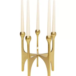 KARE Design Kerzenständer Stacky Gold 31Cm- Kerzenständer & Laternen
