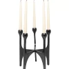 KARE Design Kerzenständer Stacky Schwarz 31Cm- Kerzenständer & Laternen