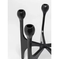 KARE Design Kerzenständer Stacky Schwarz 31Cm- Kerzenständer & Laternen