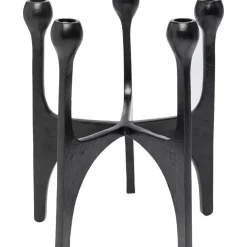 KARE Design Kerzenständer Stacky Schwarz 31Cm- Kerzenständer & Laternen