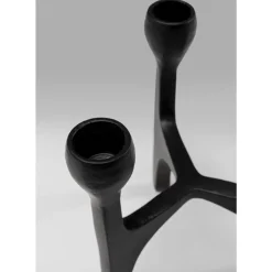 KARE Design Kerzenständer Stacky Schwarz 15Cm- Kerzenständer & Laternen