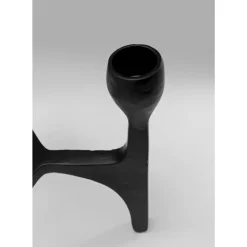 KARE Design Kerzenständer Stacky Schwarz 15Cm- Kerzenständer & Laternen