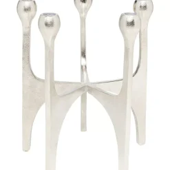 KARE Design Kerzenständer Stacky Silber 31Cm- Kerzenständer & Laternen