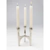 KARE Design Kerzenständer Stacky Silber 15Cm- Kerzenständer & Laternen