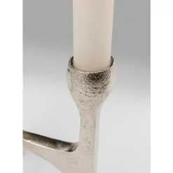 KARE Design Kerzenständer Stacky Silber 15Cm- Kerzenständer & Laternen