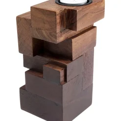 KARE Design Kerzenständer Wood Tetris 31Cm- Kerzenständer & Laternen