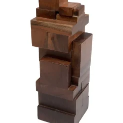 KARE Design Kerzenständer Wood Tetris 31Cm- Kerzenständer & Laternen