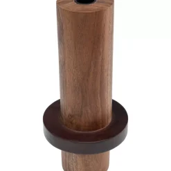 KARE Design Kerzenständer Wood Zylinder 25Cm- Kerzenständer & Laternen