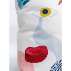KARE Design Kissen Artistic Eyes 55X35Cm- Kissen