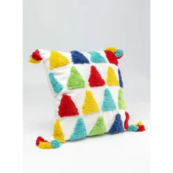 KARE Design Kissen Colourful Triangles 45X45Cm- Kissen