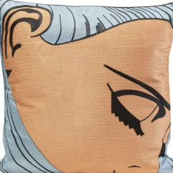 KARE Design Kissen Comic Face 50X50Cm- Kissen