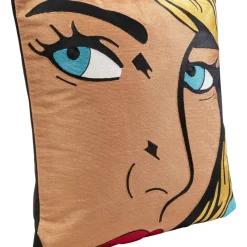 KARE Design Kissen Comic Lady 50X50Cm- Kissen