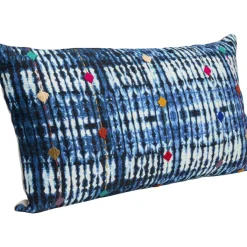 KARE Design Kissen Desna Patchwork Blau 60X35Cm- Kissen