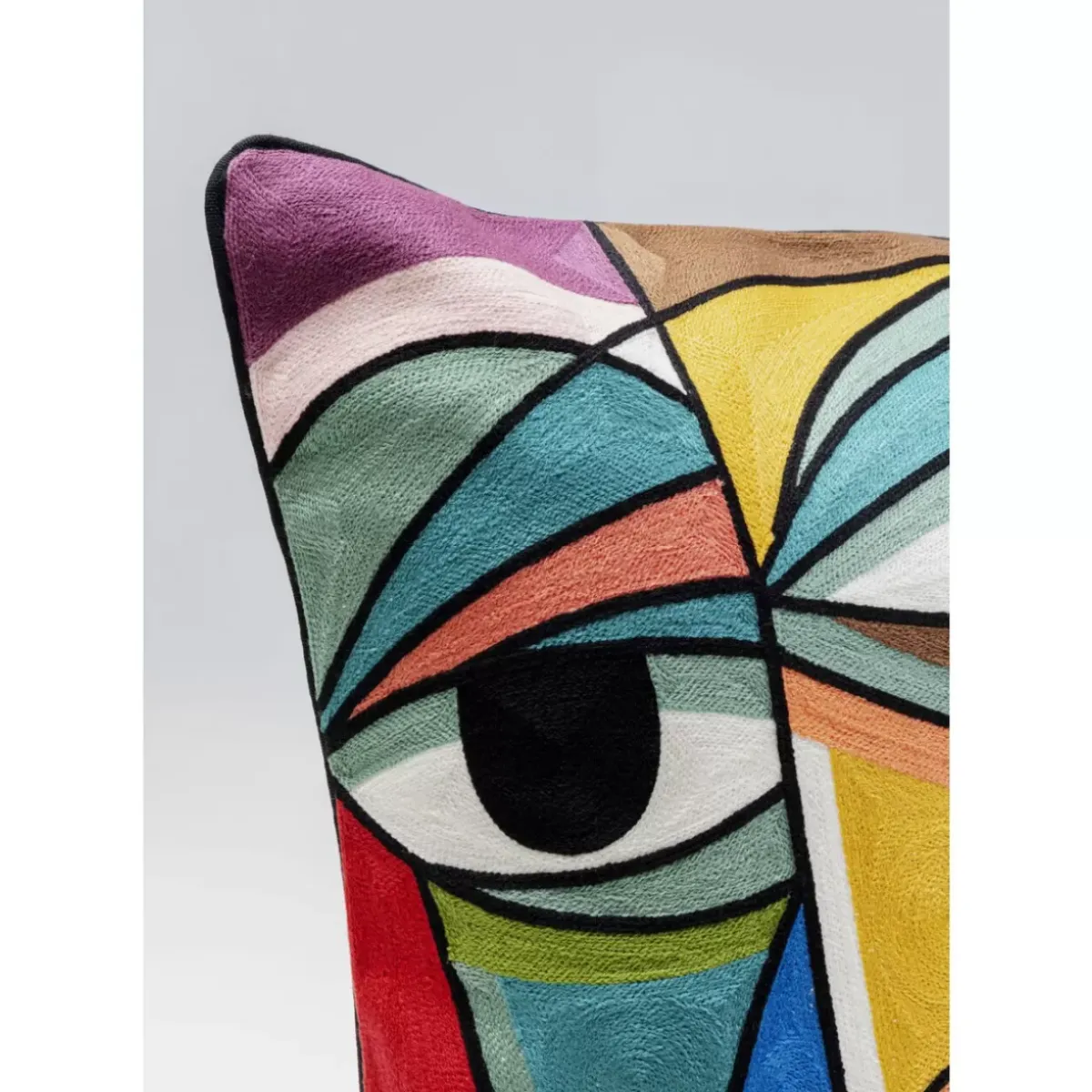 KARE Design Kissen Faccia Arte Colore Left 50X50Cm- Kissen