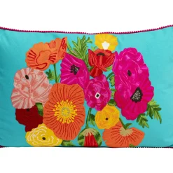 KARE Design Kissen Fiorista Blau 60X40Cm- Kissen