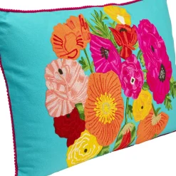 KARE Design Kissen Fiorista Blau 60X40Cm- Kissen