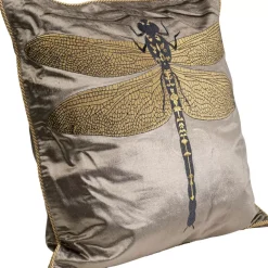 KARE Design Kissen Glitter Dragonfly Braun 40X40Cm- Kissen