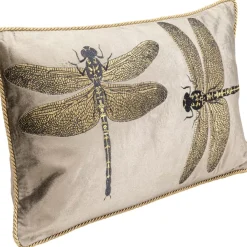 KARE Design Kissen Glitter Dragonfly Braun 50X30Cm- Kissen