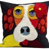 KARE Design Kissen Make Up Dog 45X45Cm- Kissen