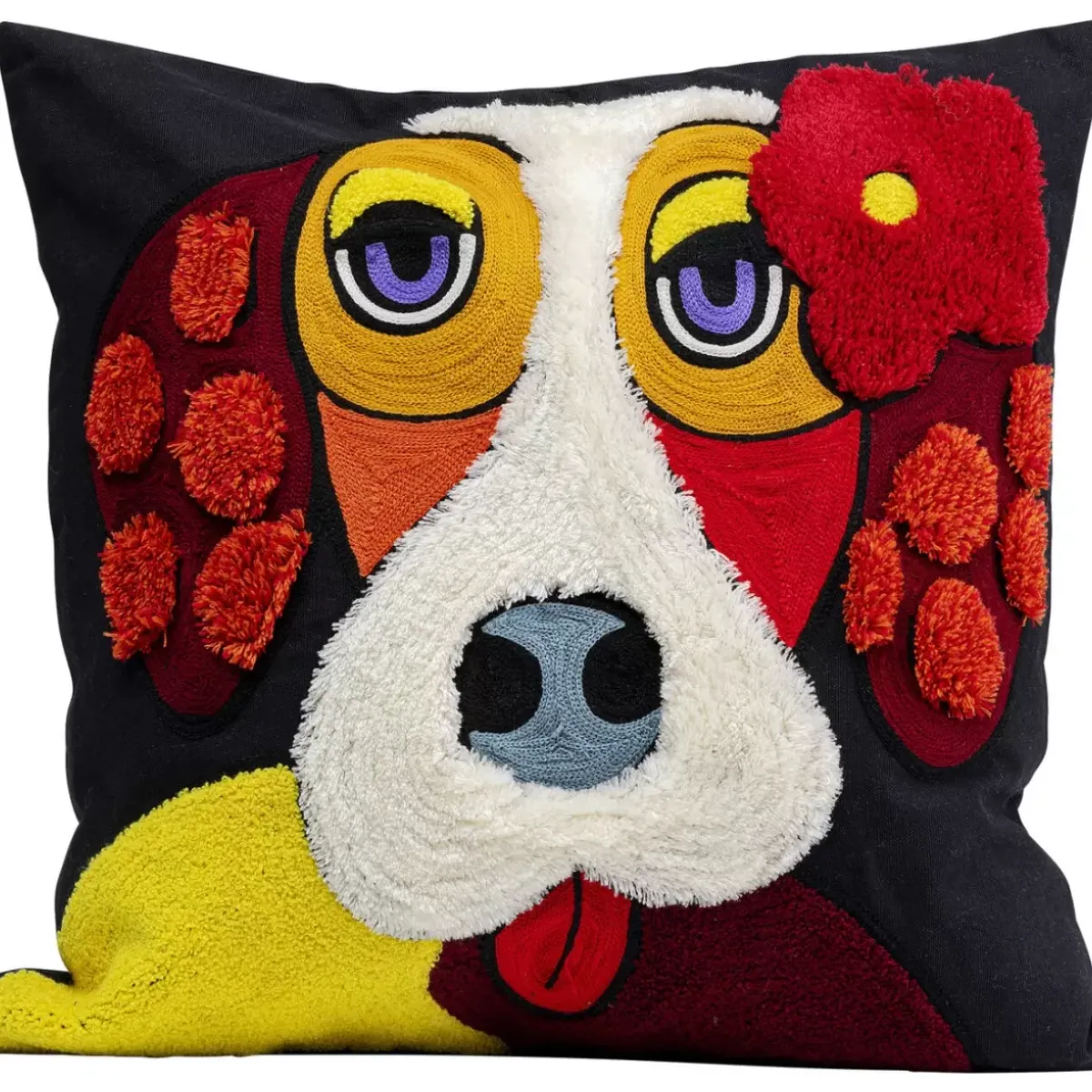 KARE Design Kissen Make Up Dog 45X45Cm- Kissen
