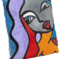 KARE Design Kissen Monique Purple Hair 40X40Cm- Kissen