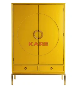 KARE Design Kleiderschrank Disk Yellow- Regale