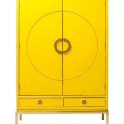 KARE Design Kleiderschrank Disk Yellow- Regale