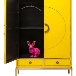 KARE Design Kleiderschrank Disk Yellow- Regale