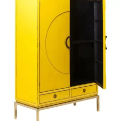 KARE Design Kleiderschrank Disk Yellow- Regale