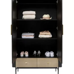 KARE Design Kleiderschrank Milano 180X110- Regale