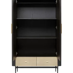 KARE Design Kleiderschrank Milano 180X110- Regale