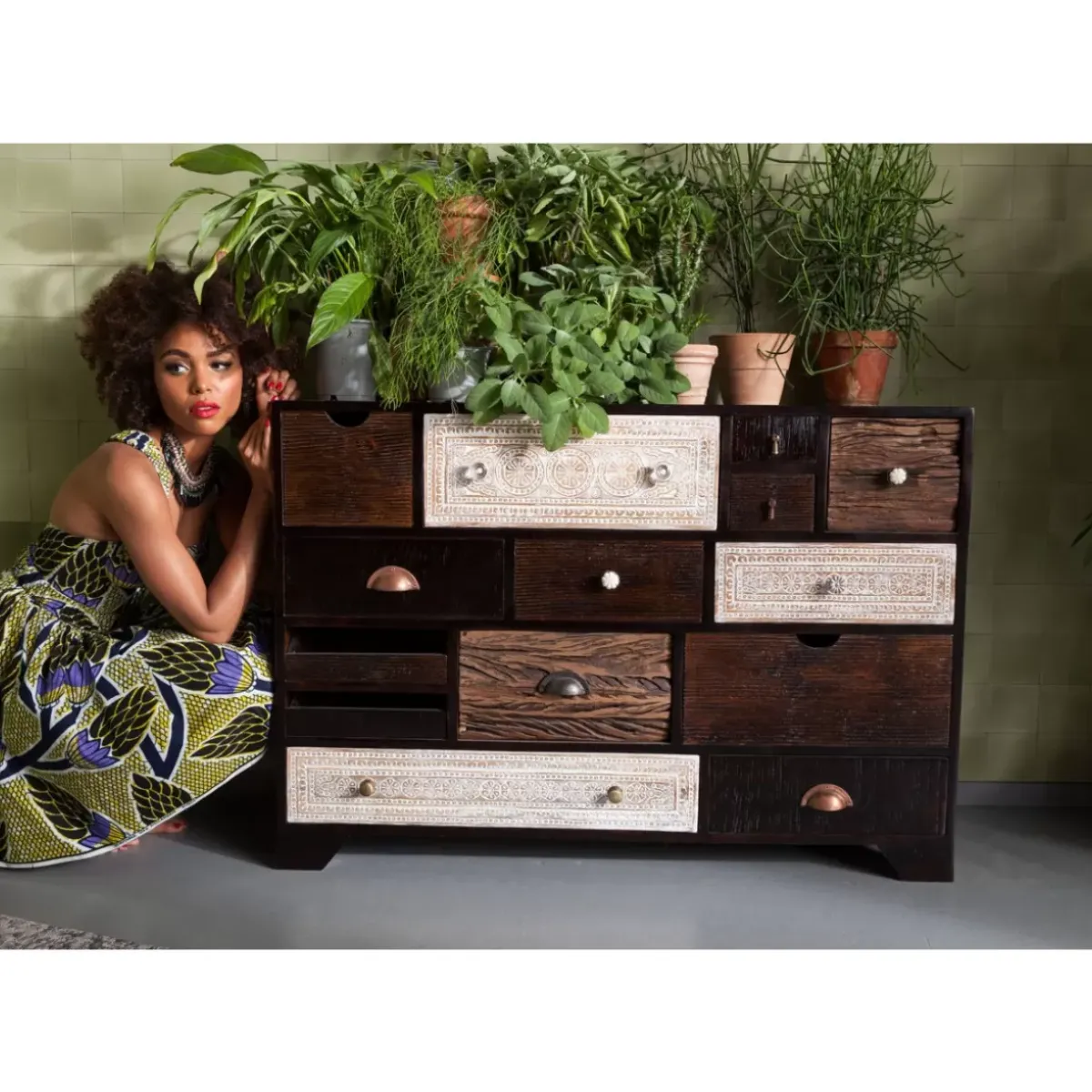 KARE Design Kommode Finca 14 Schube- Kommoden & Sideboards