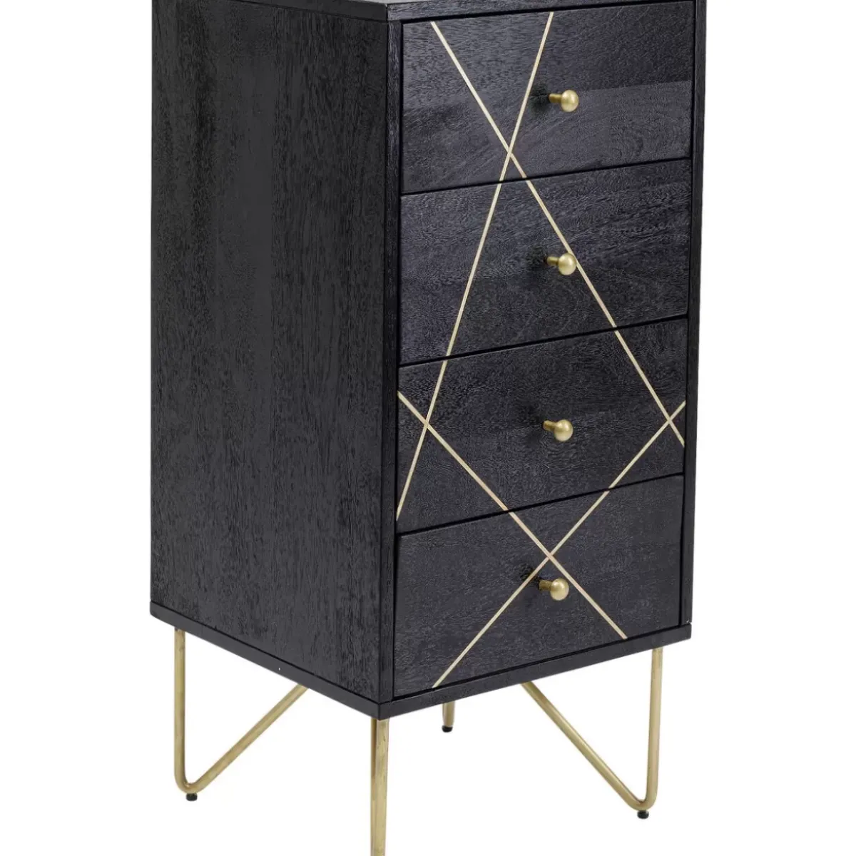 KARE Design Kommode Gold Vein 4 Schube 40X88Cm- Kommoden & Sideboards