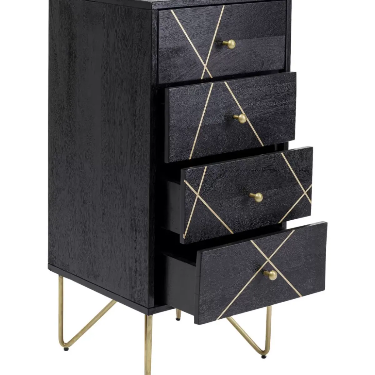 KARE Design Kommode Gold Vein 4 Schube 40X88Cm- Kommoden & Sideboards