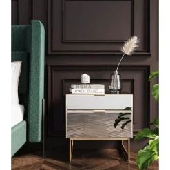 KARE Design Kommode Klein Soran Gold 49X50Cm- Kommoden & Sideboards