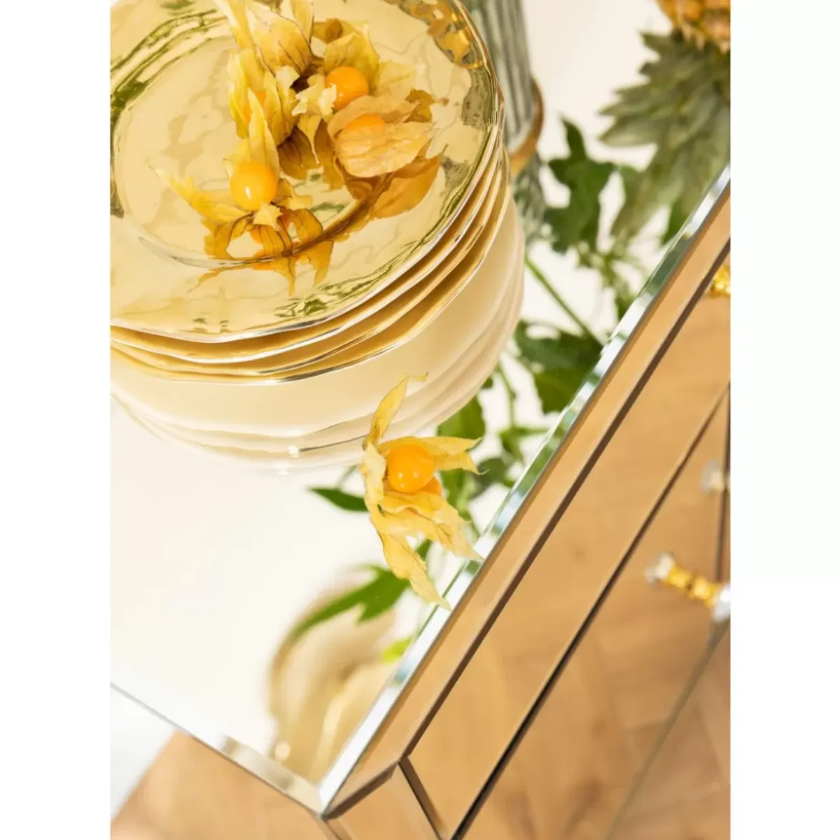 KARE Design Kommode Luxury Champagne 2-Turig 1 Schub- Kommoden & Sideboards