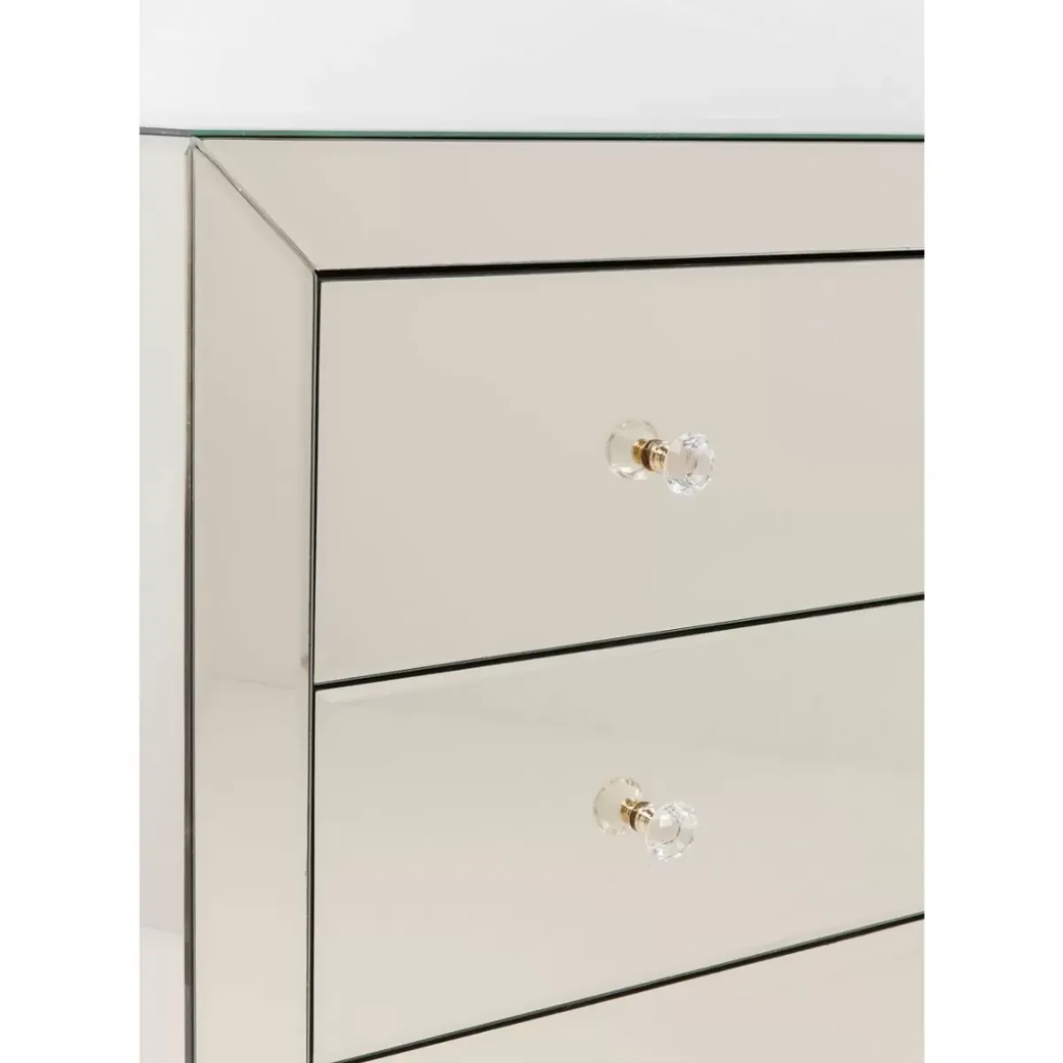 KARE Design Kommode Luxury Champagne 3 Schube- Kommoden & Sideboards