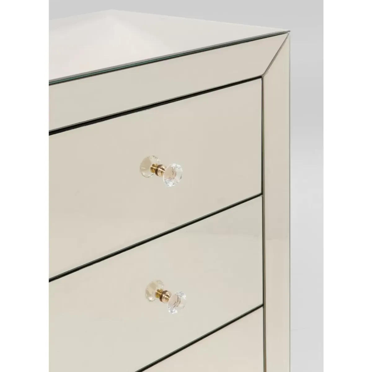 KARE Design Kommode Luxury Champagne 3 Schube- Kommoden & Sideboards