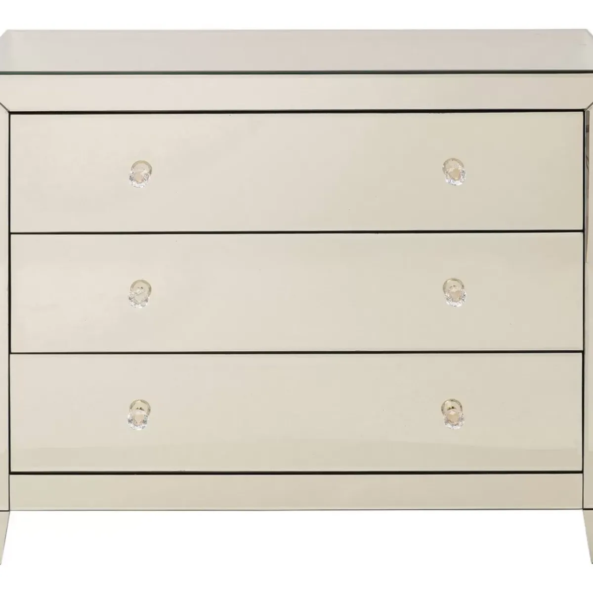 KARE Design Kommode Luxury Champagne 3 Schube- Kommoden & Sideboards