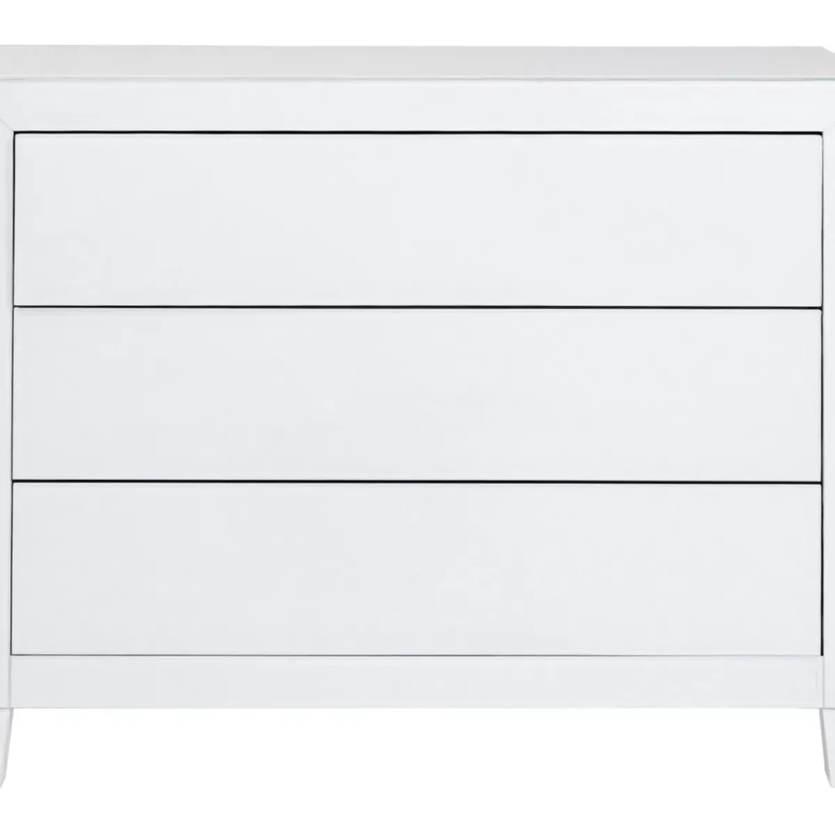 KARE Design Kommode Luxury Push 3 Schube Weiss- Kommoden & Sideboards