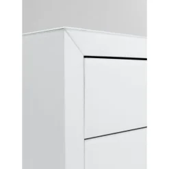 KARE Design Kommode Luxury Push 3 Schube Weiss- Kommoden & Sideboards