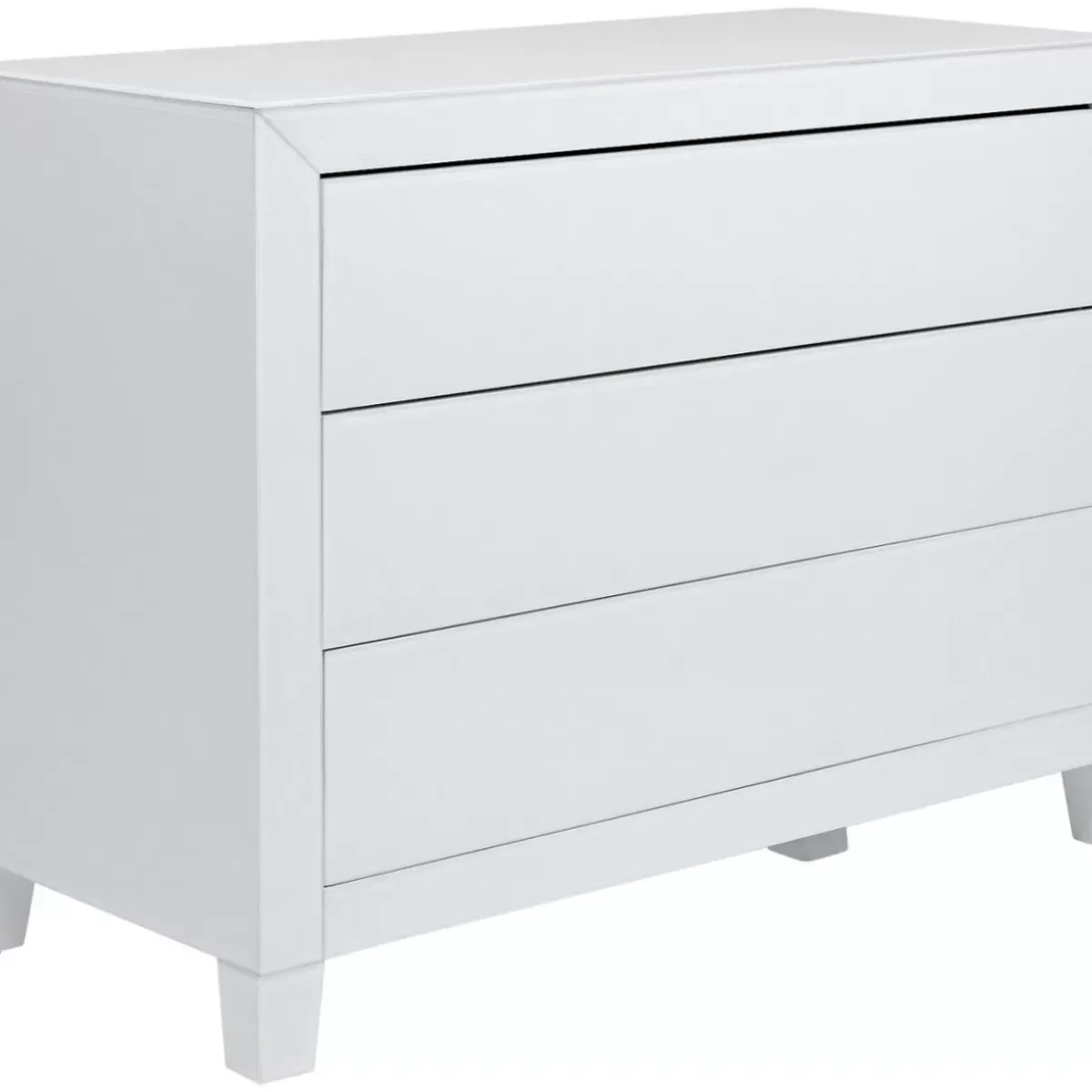 KARE Design Kommode Luxury Push 3 Schube Weiss- Kommoden & Sideboards