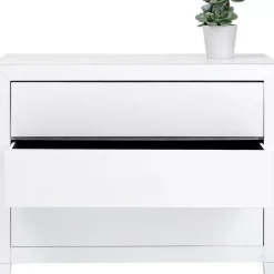 KARE Design Kommode Luxury Push 3 Schube Weiss- Kommoden & Sideboards