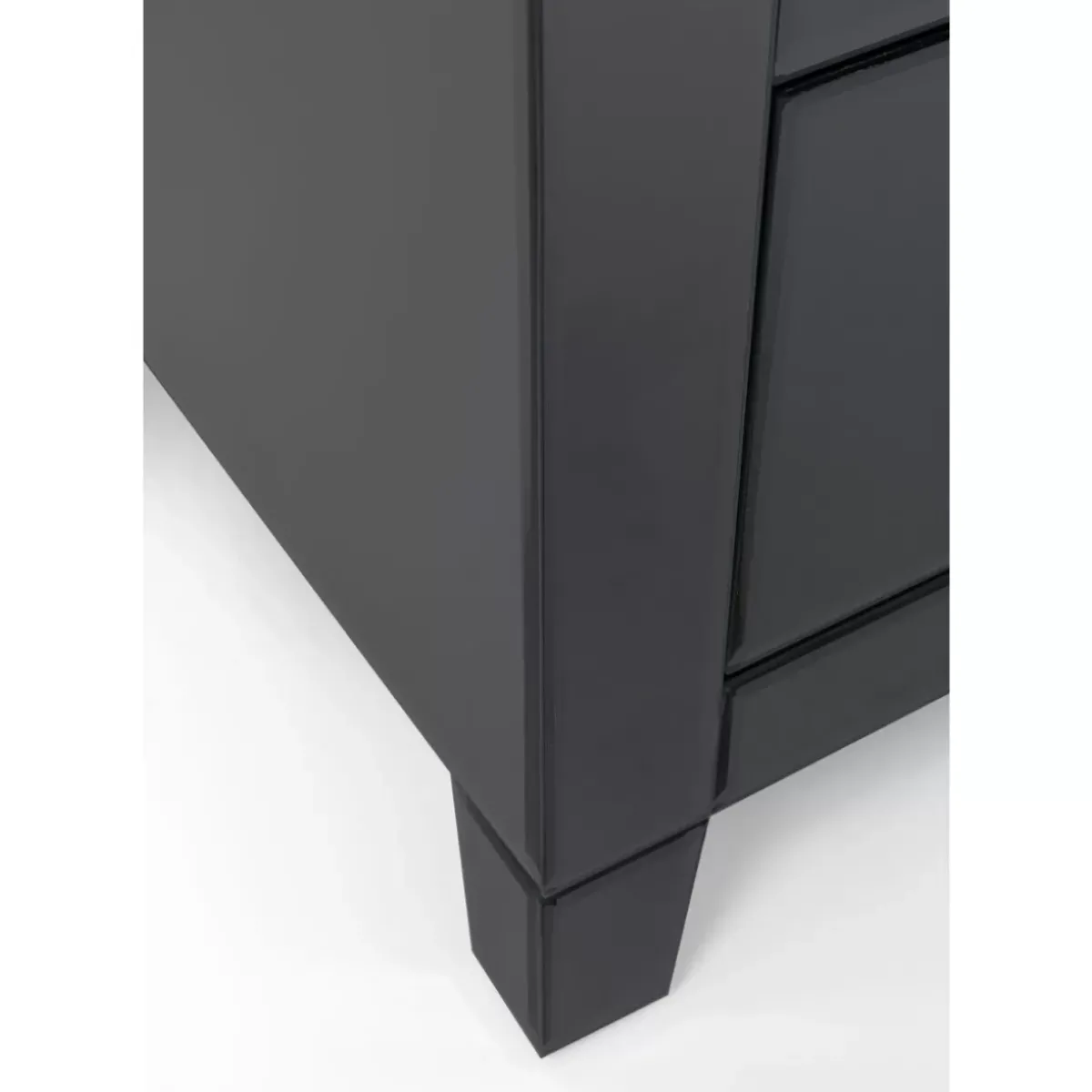 KARE Design Kommode Luxury Push 3 Schube Grau- Kommoden & Sideboards