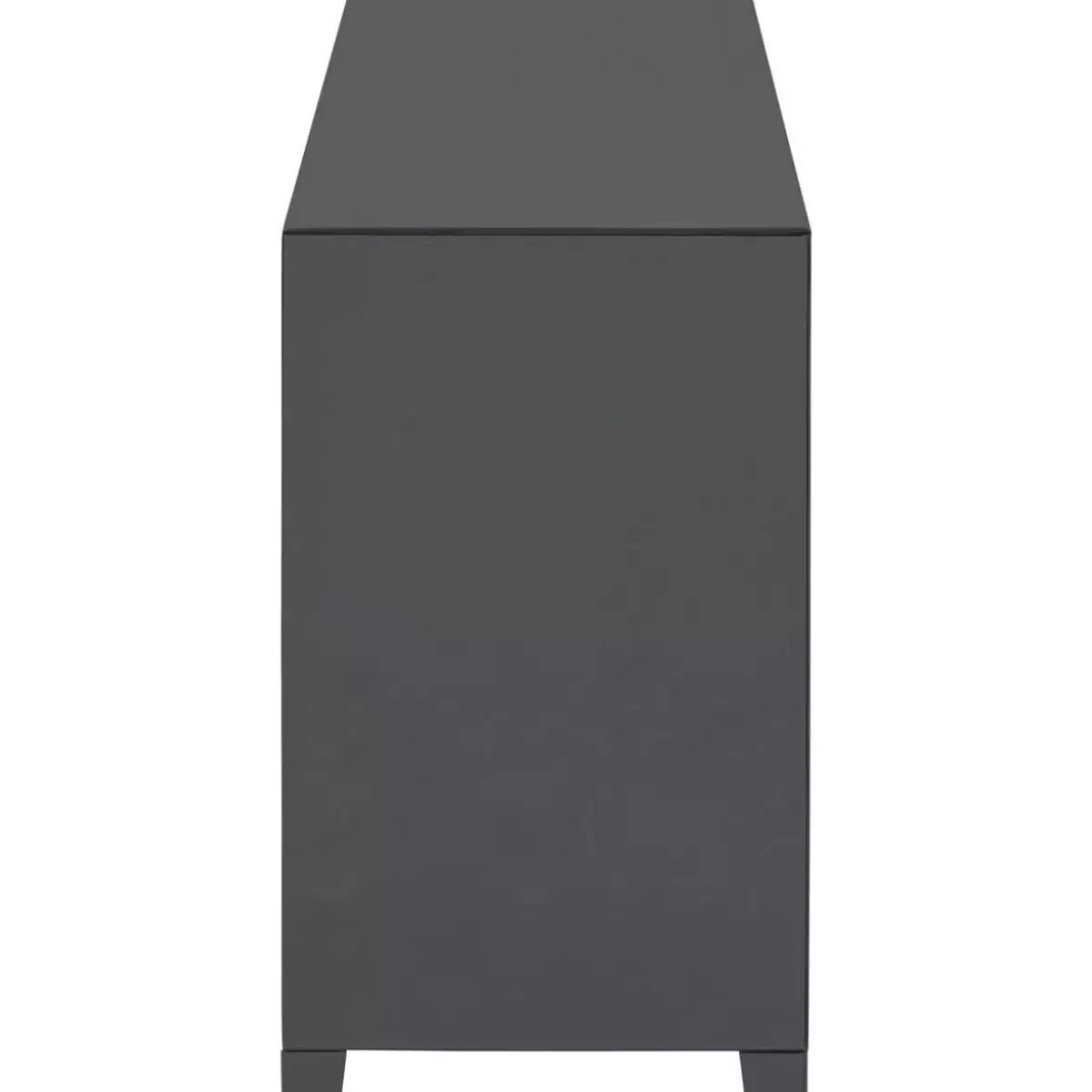 KARE Design Kommode Luxury Push 3 Schube Grau- Kommoden & Sideboards