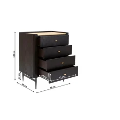 KARE Design Kommode Milano 80- Kommoden & Sideboards