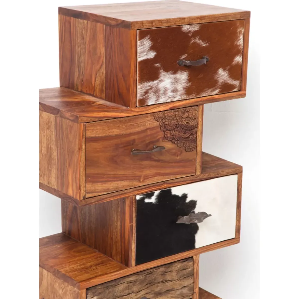 KARE Design Kommode Rodeo Zick Zack 6 Schube- Kommoden & Sideboards