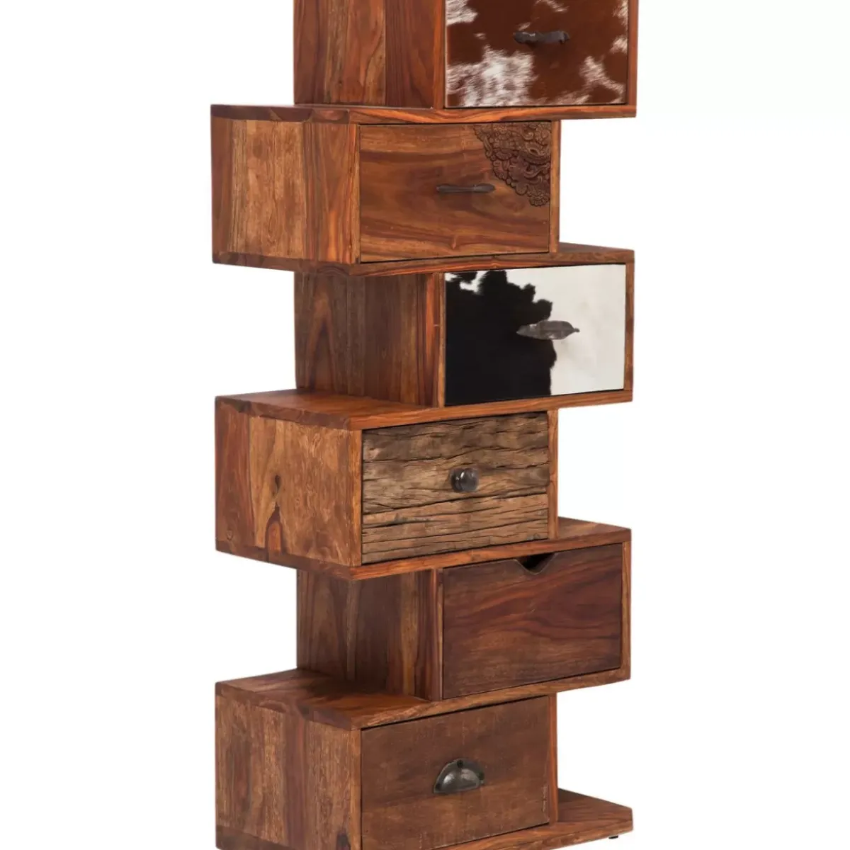 KARE Design Kommode Rodeo Zick Zack 6 Schube- Kommoden & Sideboards