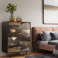 KARE Design Kommode Salerno 4 Schube 85X115Cm- Kommoden & Sideboards